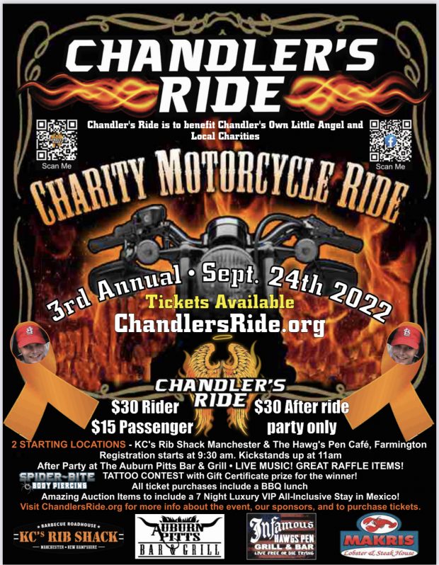 Chandler’s Ride- 3rd Annual Charity Ride