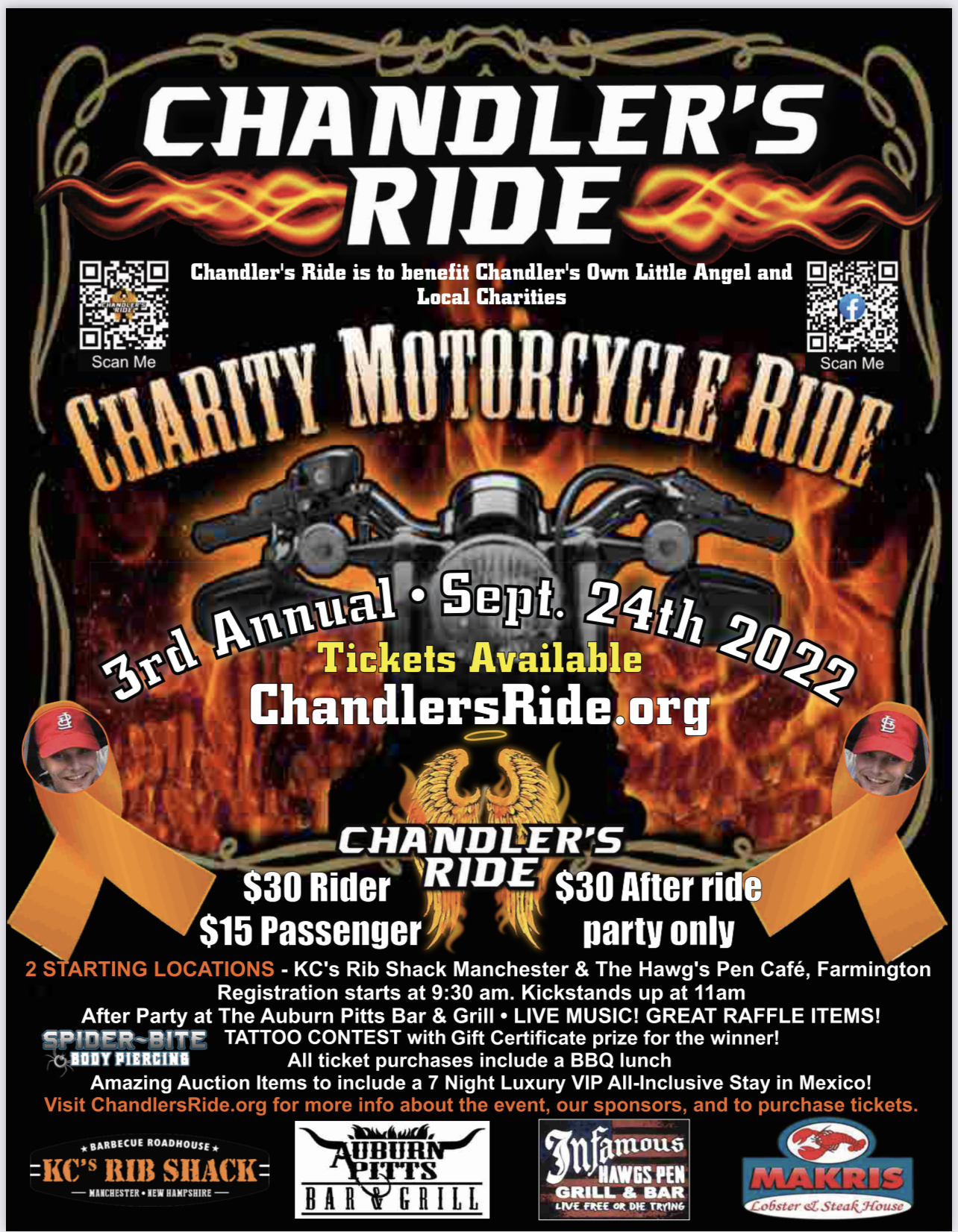 Chandler’s Ride- 3rd Annual Charity Ride