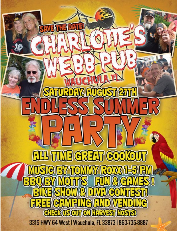 Endless Summer Party at Charlotte’s Webb Pub