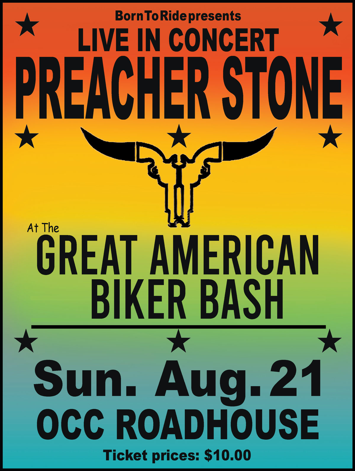 Preacher Stone live in concert during the Great American Biker Bash!