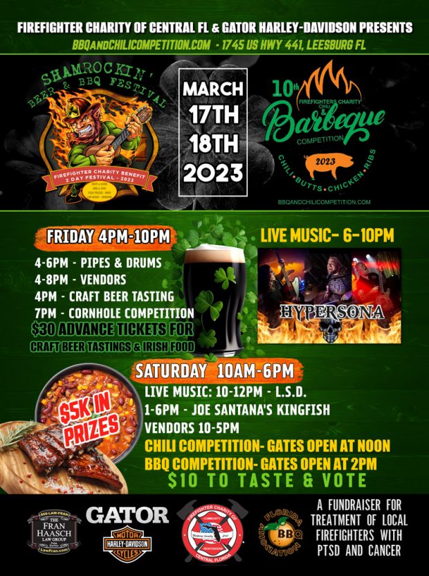Firefighter Charity of Central FL & Gator Harley-Davidson Presents BBQ and Chili Competition