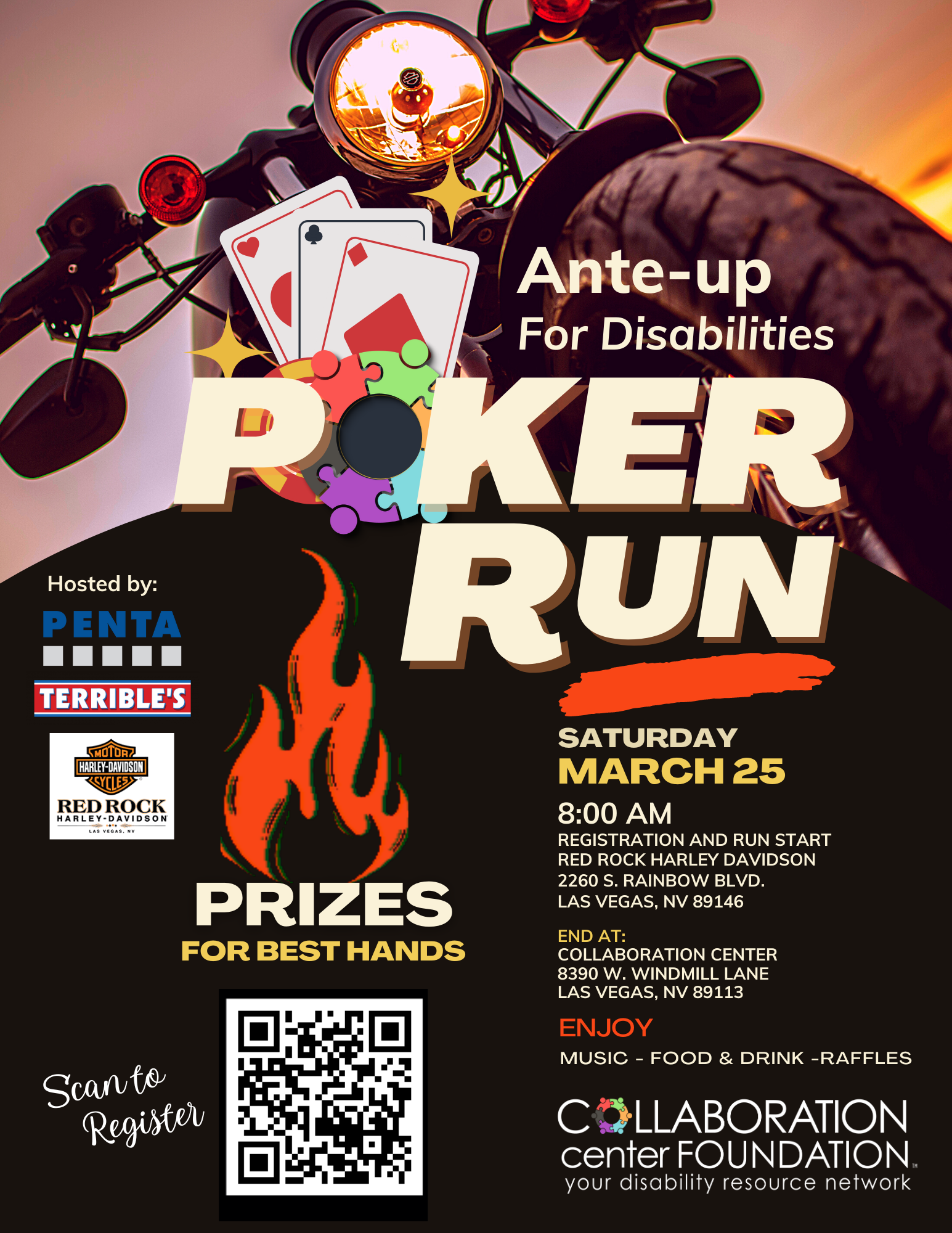 Ante-up for Disabilities Poker Run