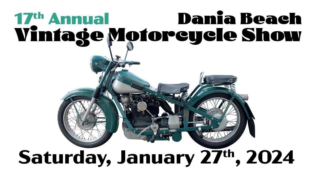 DANIA BEACH VINTAGE MOTORCYCLE SHOW