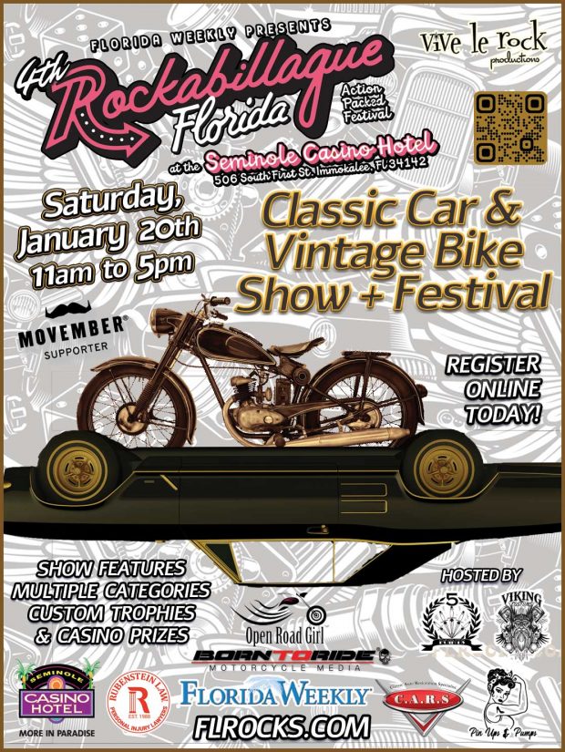 4th Rockabillaque FL Classic Car & Vintage Bike Show