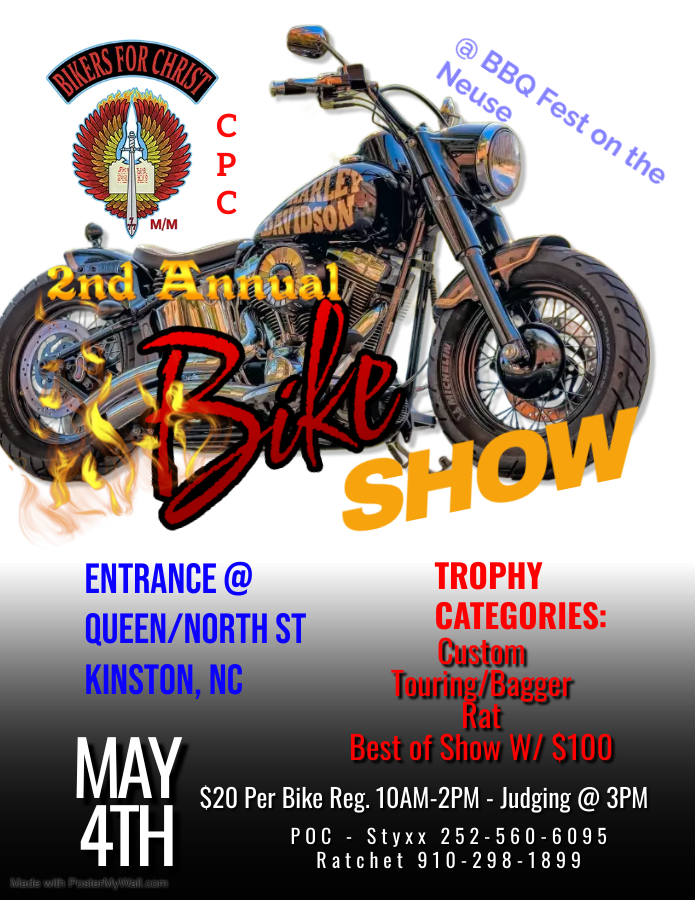 2nd Annual Bike Show hosted by Bikers for Christ CPC