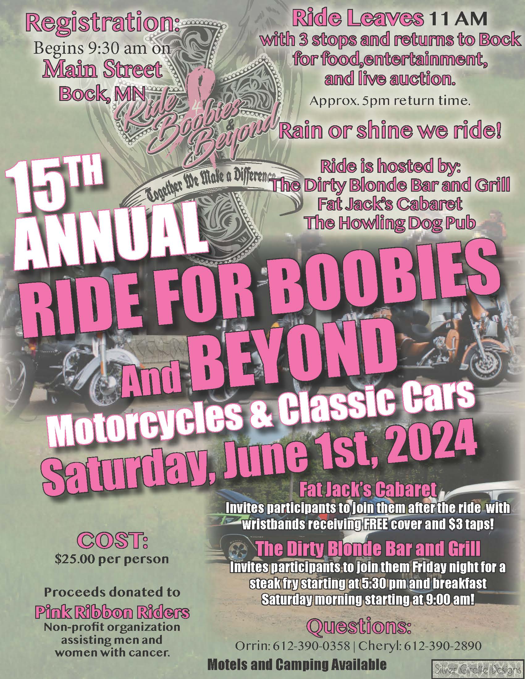 15th Annual Ride for Boobies and Beyond