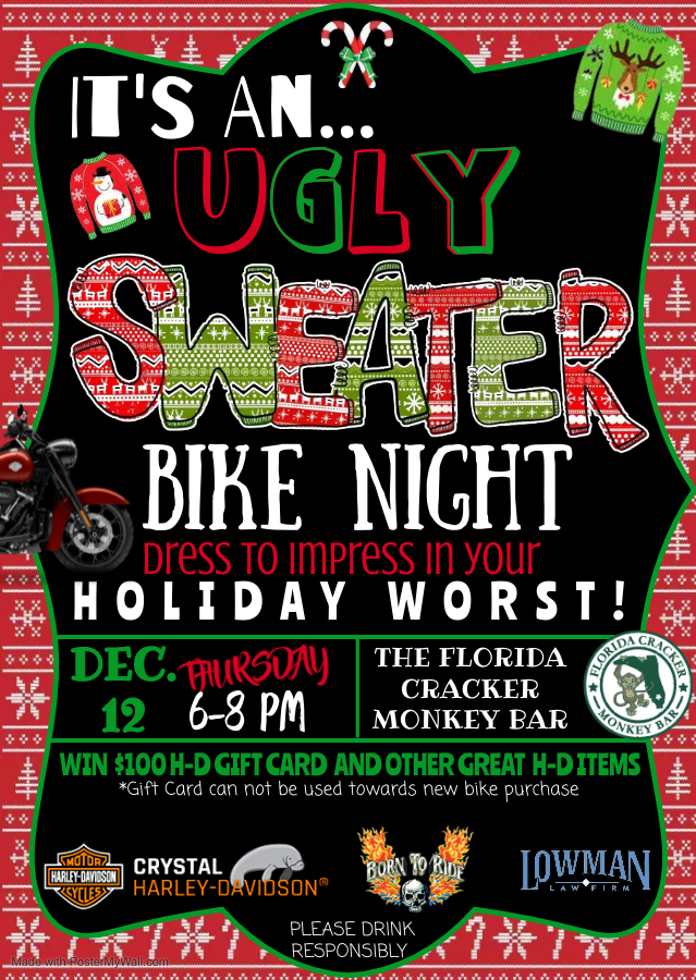 Ugly Sweater Bike Night