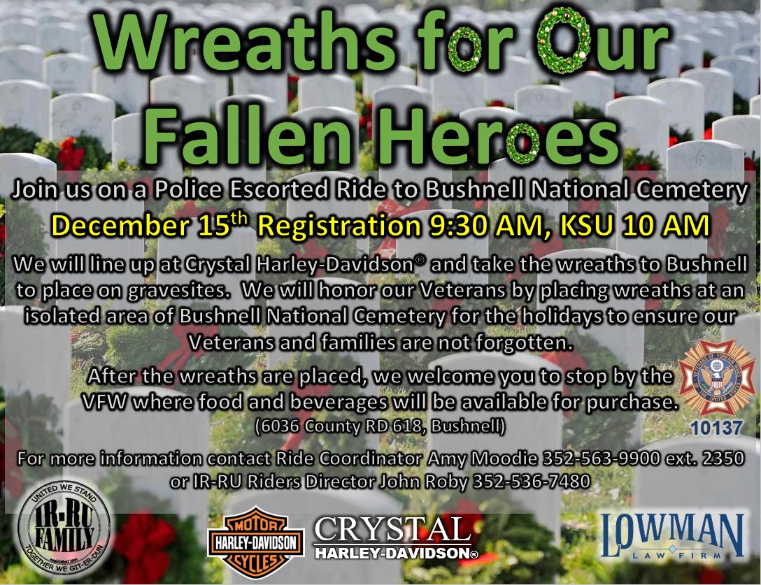 Wreaths For Our Fallen Heroes