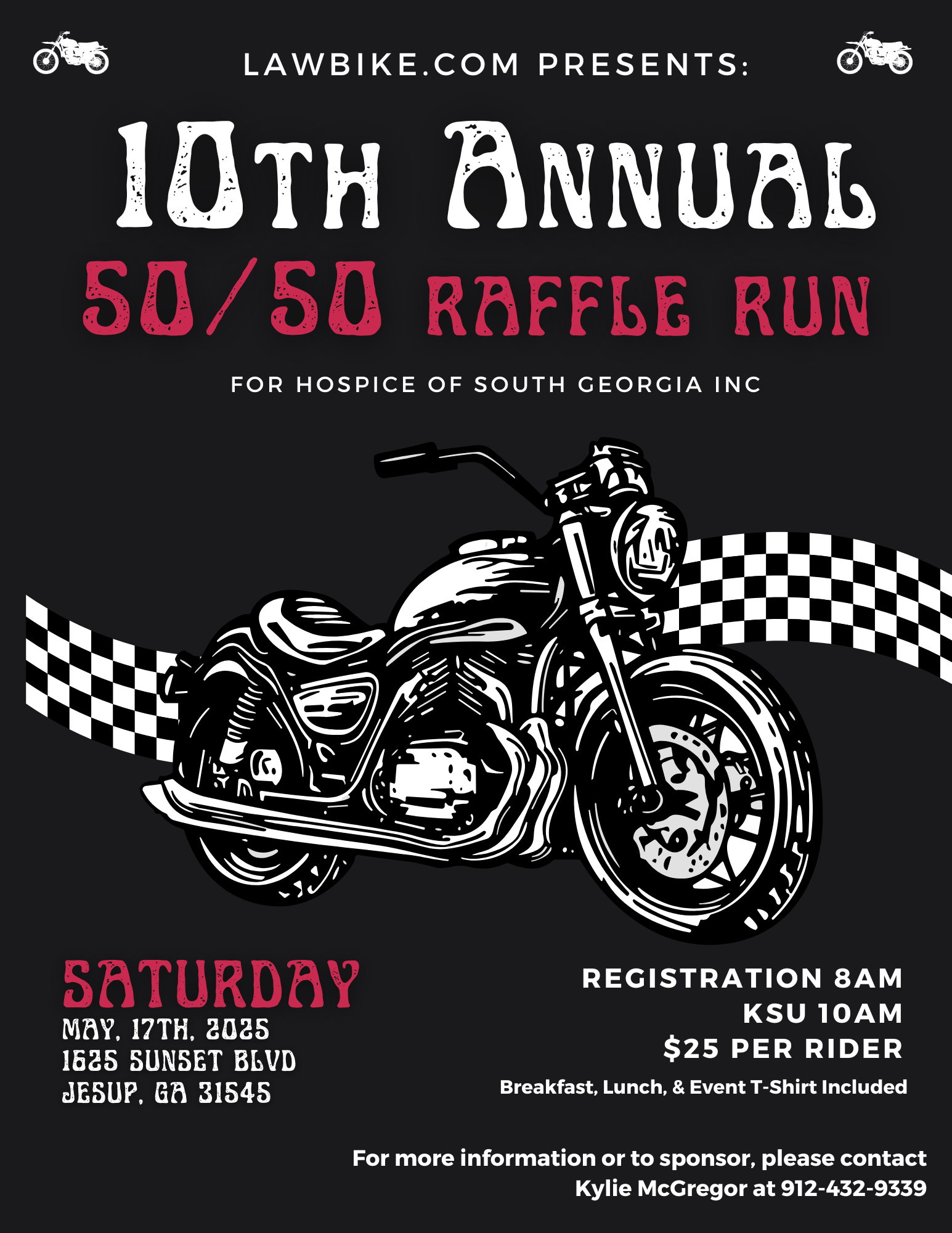 10th 50/50 Raffle Run for Hospice of South Georgia Inc