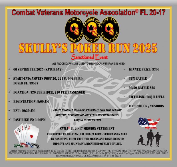 Skully’s Poker Run 2025