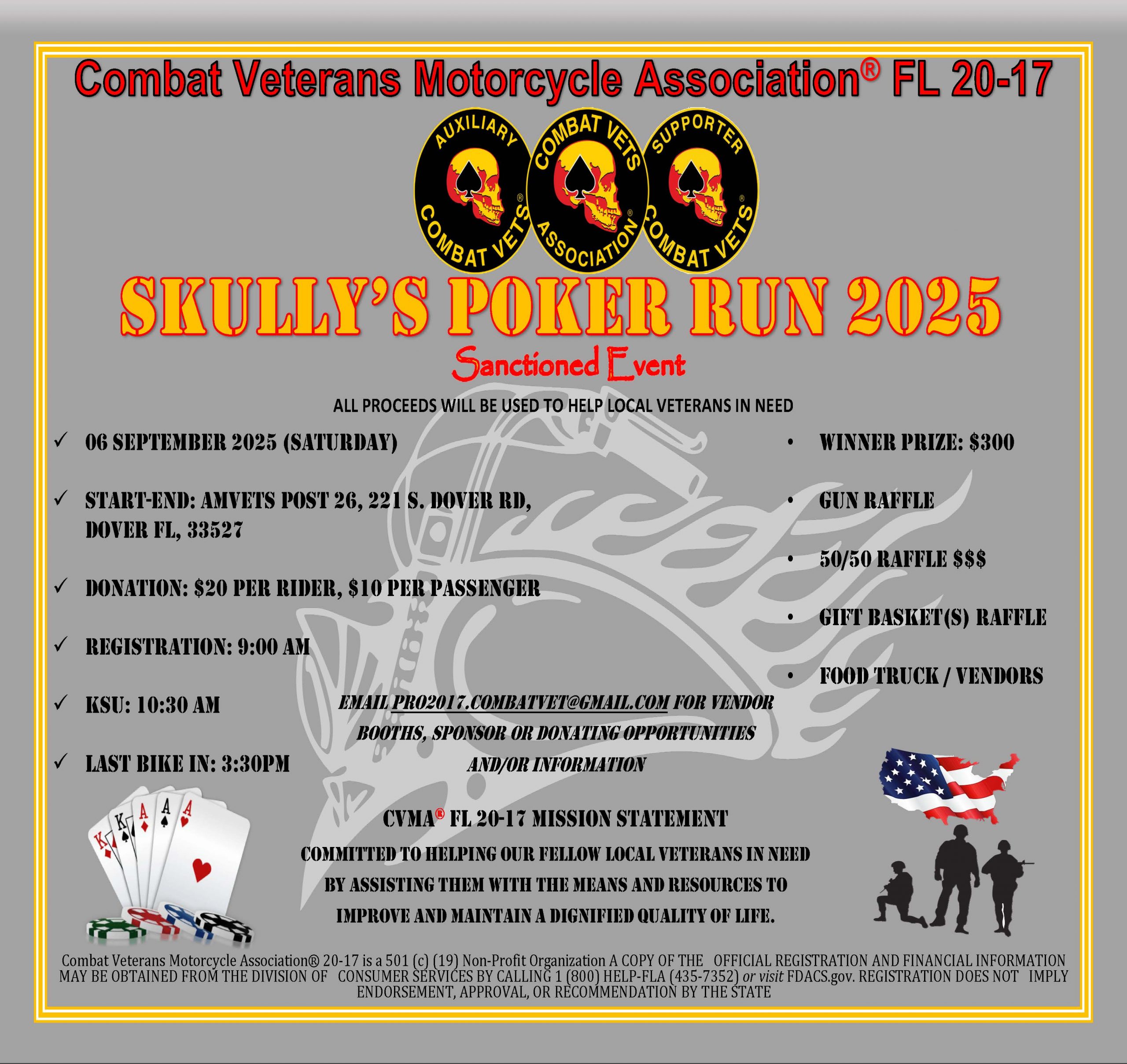 Skully's Poker Run 2025