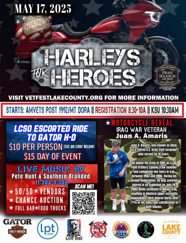 Harley’s for Heroes!