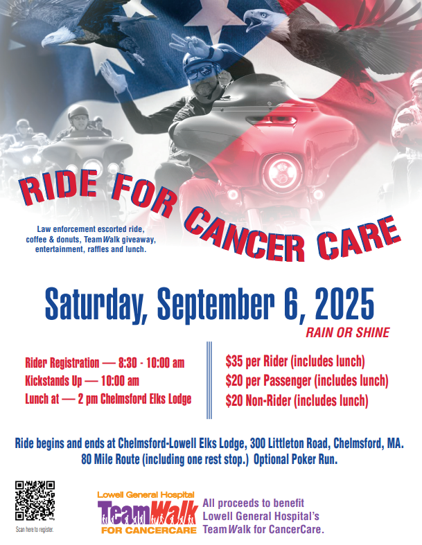 Lowell General Hospital Ride for Cancer Care