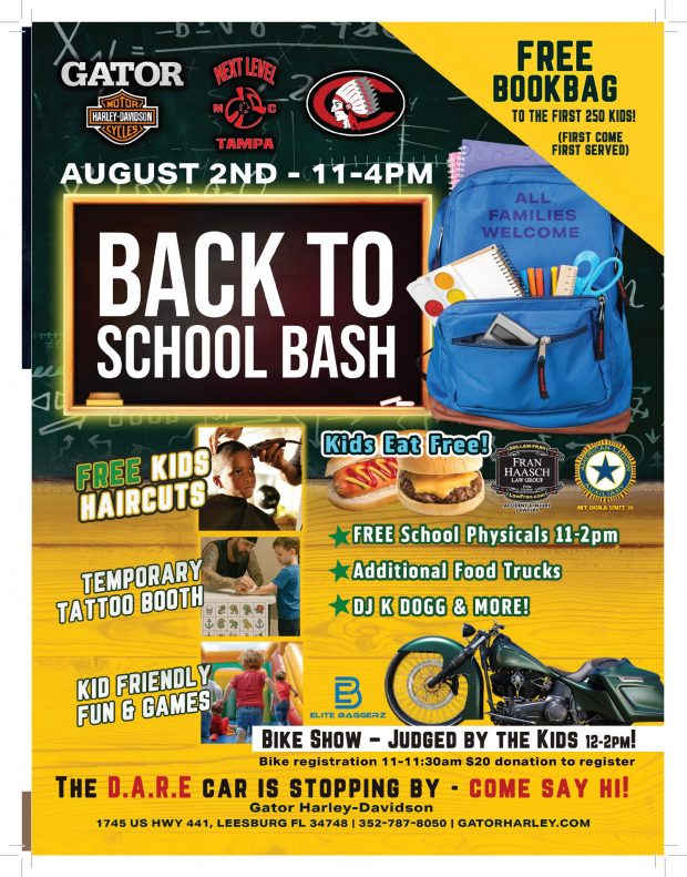 Back to School Bash at Gator Harley Davidson