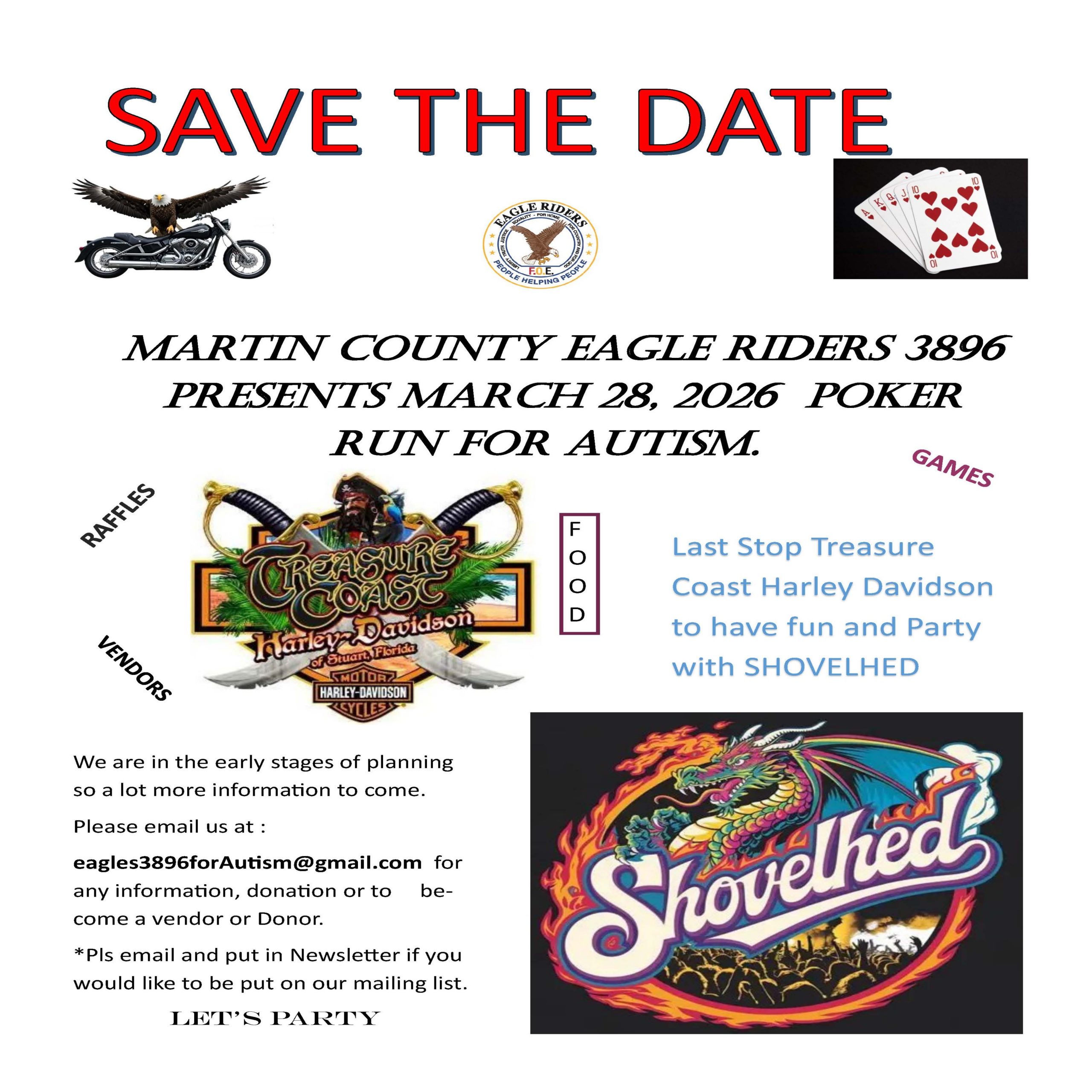 Eagle Riders 3896 Poker Run for Autism