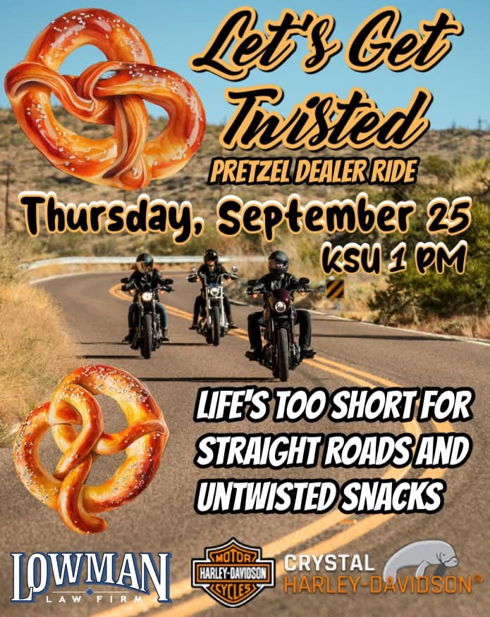 Crystal Harley-Davidson 'Pretzel Dealer Ride'
