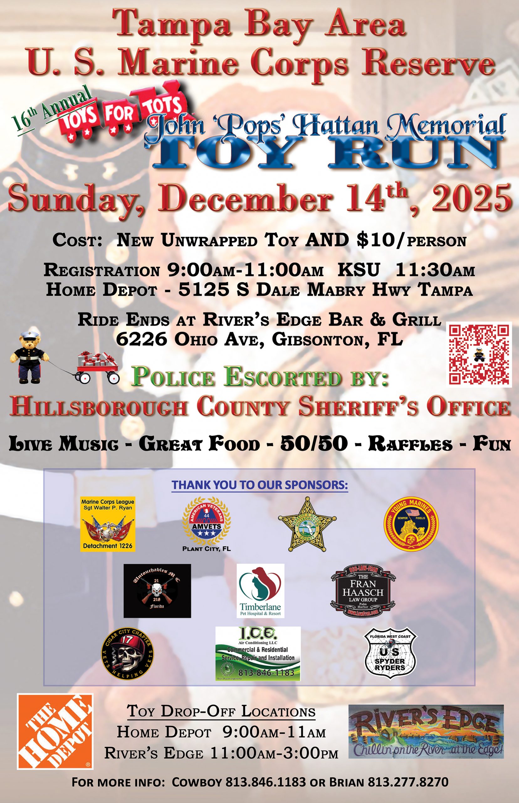 16th Annual Toys for Tots John \\\\\\\'Pops\\\\\\\' Hattan Memorial Toy Run
