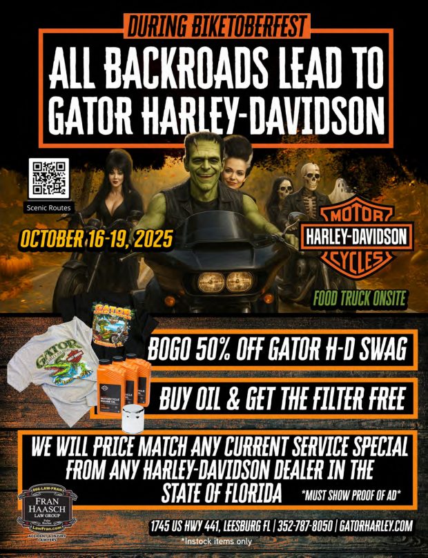 Biketobefest at Gator Harley-Davidson ‘All Roads lead to Gator Harley’