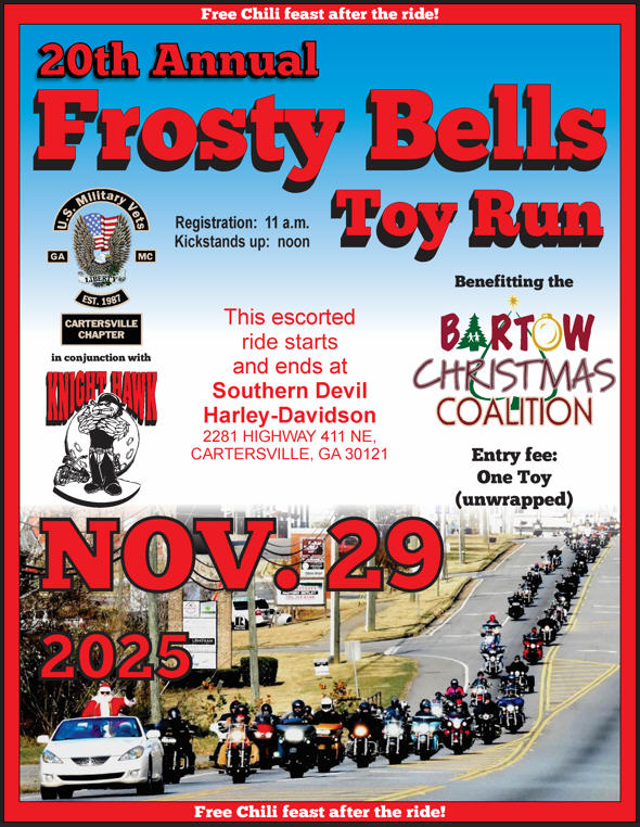 2025 Frosty Bells Toy Run - Cartersville, GA