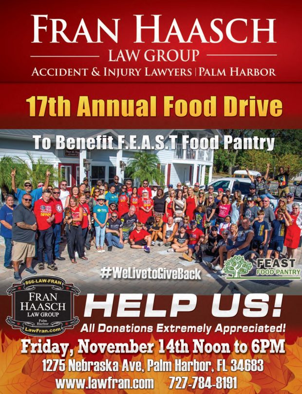 17th Annual Fran Haasch FEAST Food Drive!
