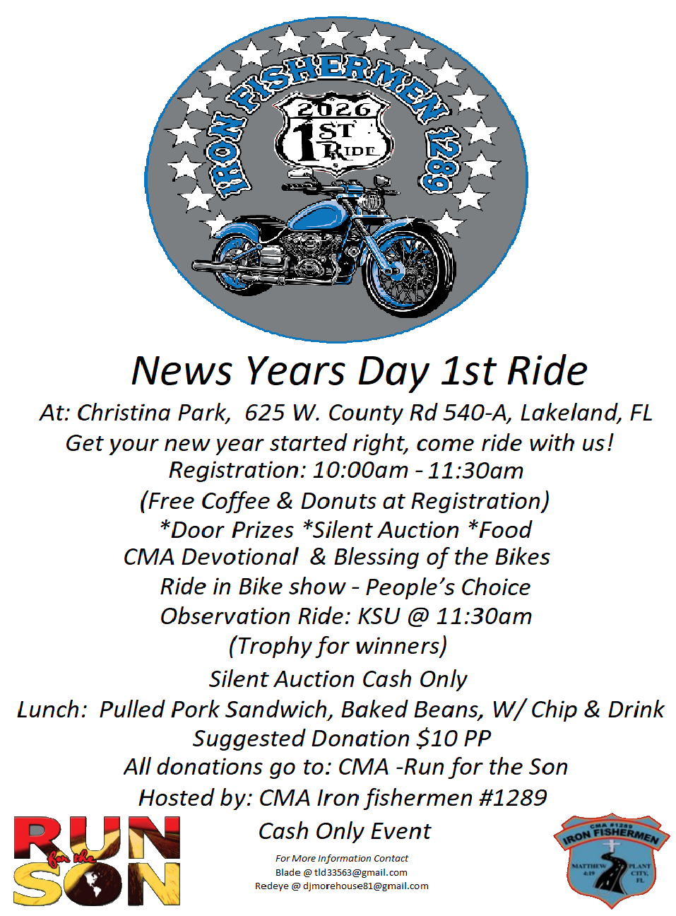 New Years Day 1st Ride & Event