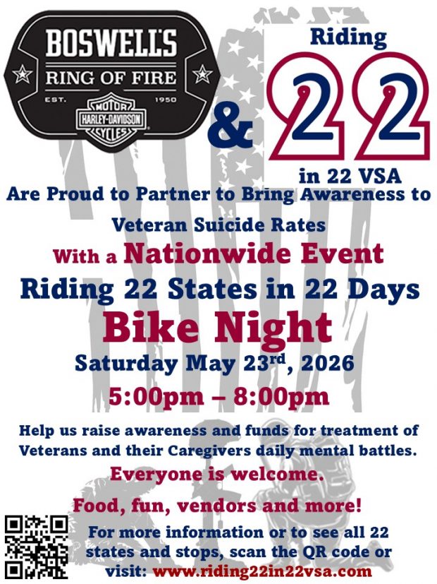 Riding 22 States in 22 Days Veteran Suicide Awareness Benefit Ride State 3