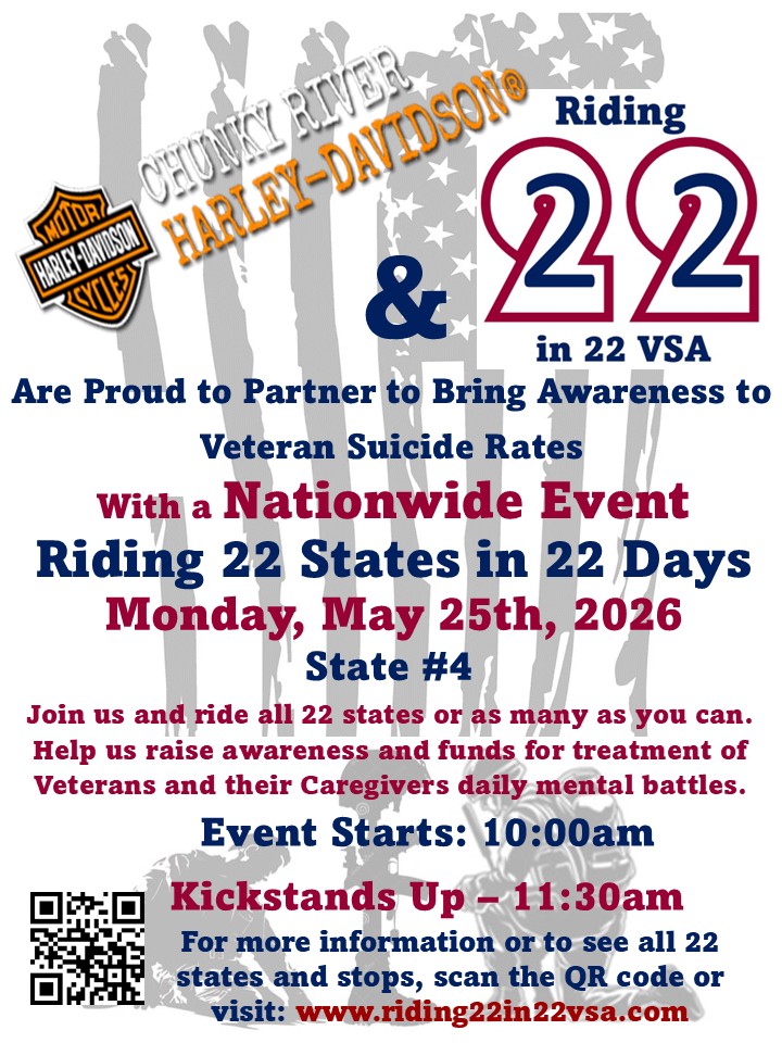 Riding 22 States in 22 Days Veteran Suicide Awareness Benefit Ride State 4