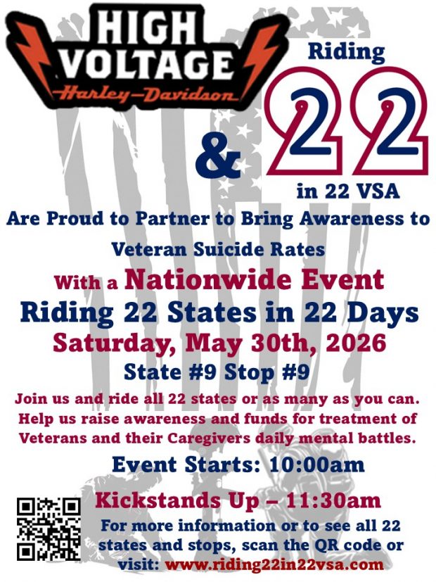 Riding 22 States in 22 Days Veteran Suicide Awareness Benefit Ride State 9