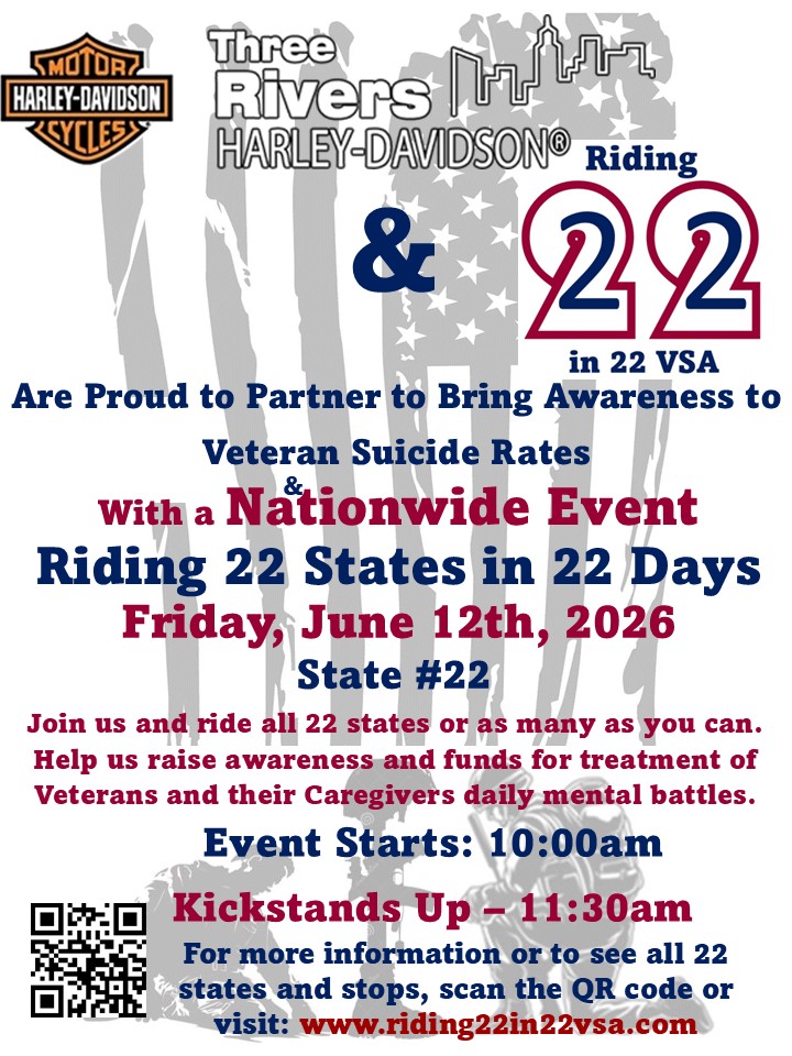 Riding 22 States in 22 Days Veteran Suicide Awareness Benefit Ride State 22