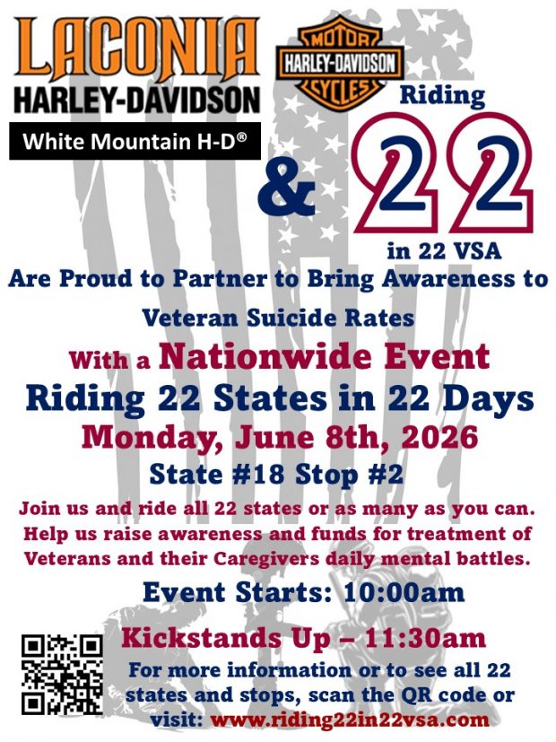 Riding 22 States in 22 Days Veteran Suicide Awareness Benefit Ride State 18