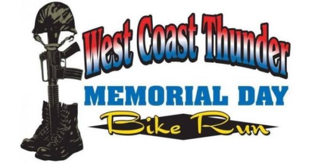 West Coast Thunder memorial Day Motorcycle Ride 2026