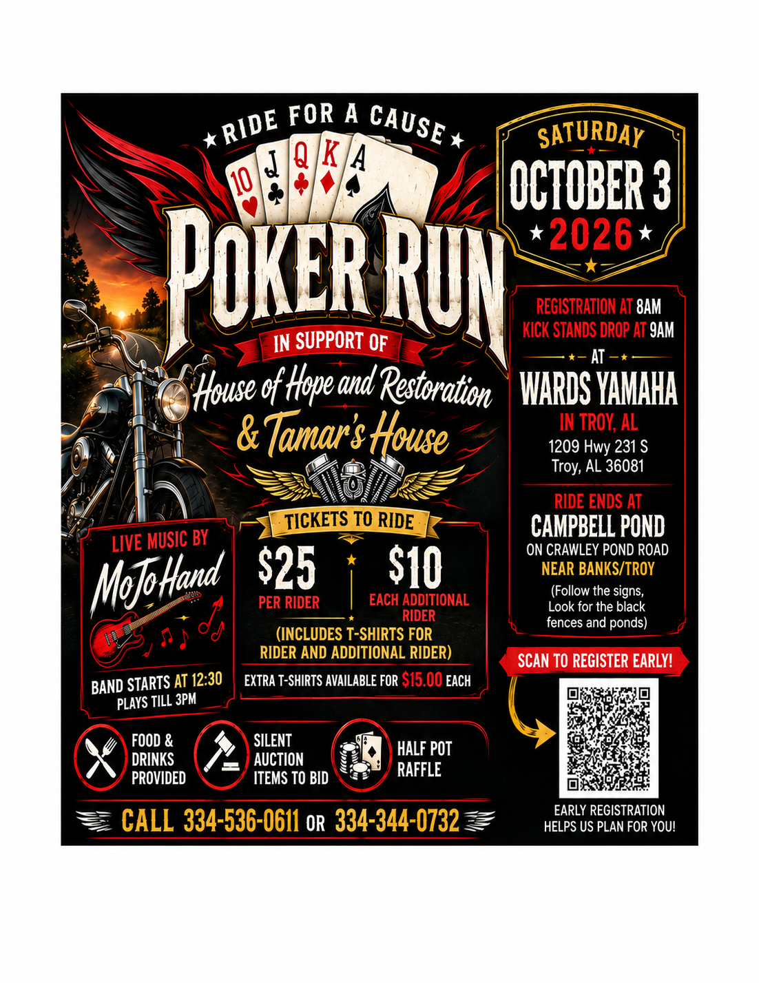House of Hope and Restoration, Inc.\\\'s Annual Poker Run